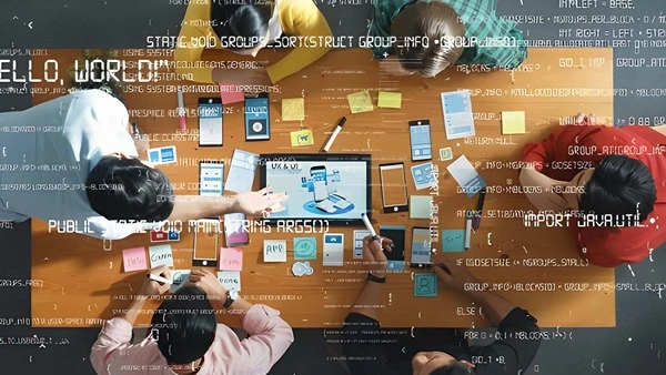 Tim iDevArts mengerjakan project aplikasi bisnis di Semarang